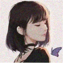 天台与风校园系动漫女生头像